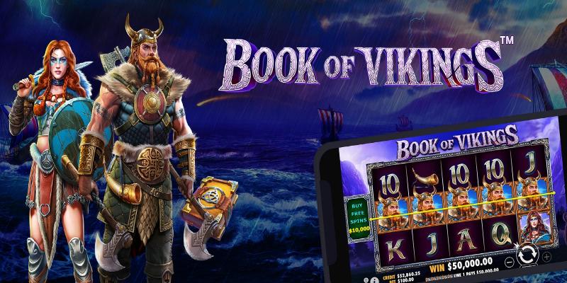 Đôi nét game Vikings Book Slots trực tuyến