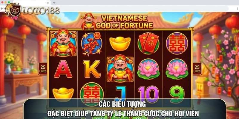 Các biểu tượng đặc biệt giúp tăng tỷ lệ thắng cược cho hội viên